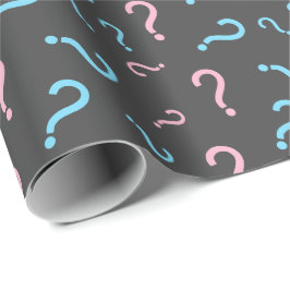 Papel De Presente Revisões de Gênero Rosa ou Azul