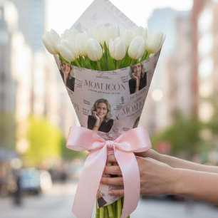 Papel De Presente Revista de Luxo Personalizada para Mãe na Capa com