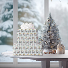 Papel De Presente Rezando Anjo Menina com Asas