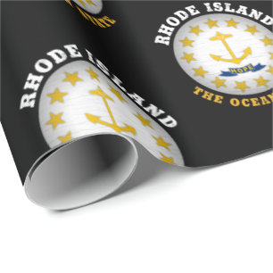 PAPEL DE PRESENTE RHODE ISLAND OCEAN STATE FLAG