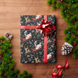 Papel De Presente Rick e Morty | Reindeer de Natal — Padrão de Leigh