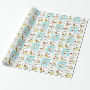 Papel De Presente Rick London "Trumpty Dumpty" Presente Divertido Tr