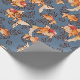 Papel De Presente Rico Oranda Goldfish