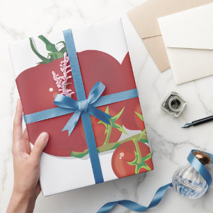 Papel De Presente Ripe Tomates Vermelhos