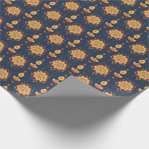 Papel De Presente Ritmo Petal Radiante Diwali