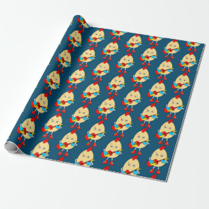 Papel De Presente Rock Musical Egghead