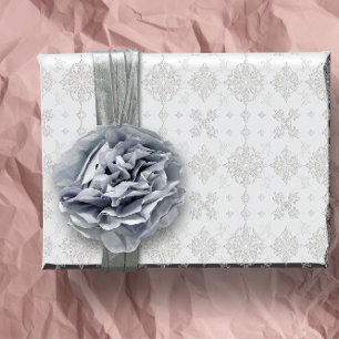 Papel De Presente Rococo Lace Pattern