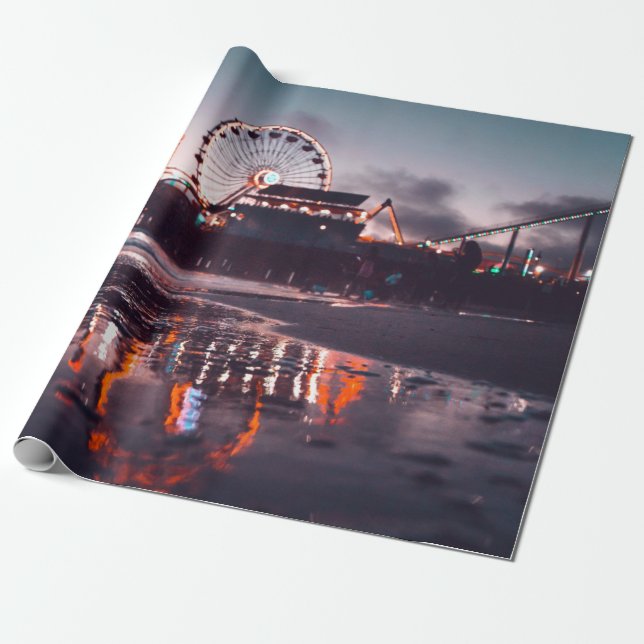 Papel De Presente roda-gigante durante a hora do ouro (Desenrolado)