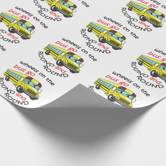 Papel De Presente Rodas no barramento