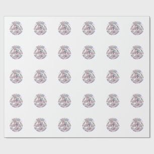 Papel De Presente Rodeio de Unicórnio, mas Torne-o Mágico Presente D
