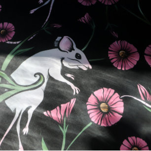 Papel De Presente Rodent Floral Pattern