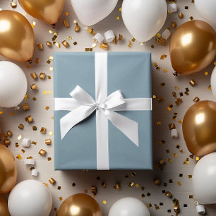 Papel De Presente Rolha de Papel Azul de Enrolamento de Pó Cinza