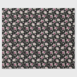 Papel De Presente Romantic Bloom Floral Peony