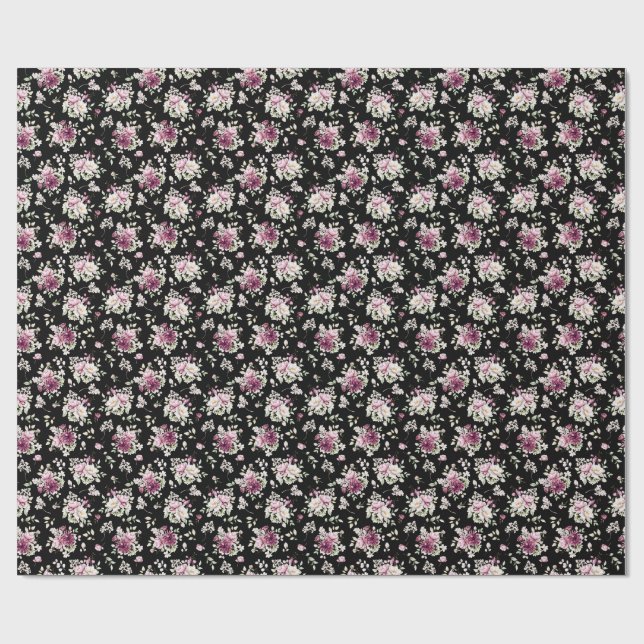 Papel De Presente Romantic Bloom Floral Peony (Aberto)