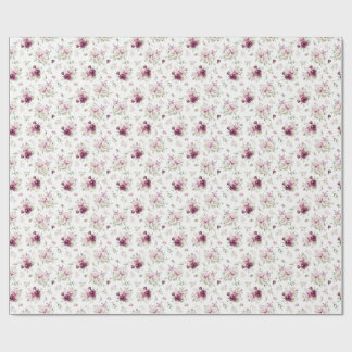 Papel De Presente Romantic Bloom Floral Peony