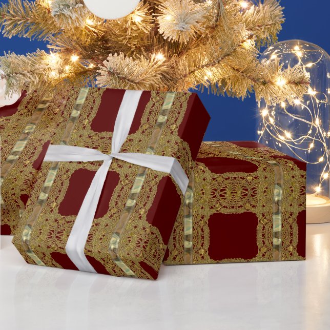 Papel De Presente Romântico de Feriado Elegante de Bessbrook Laycee (Feriados)