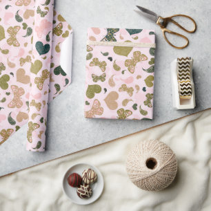 Papel De Presente Romântico e Caprichoso