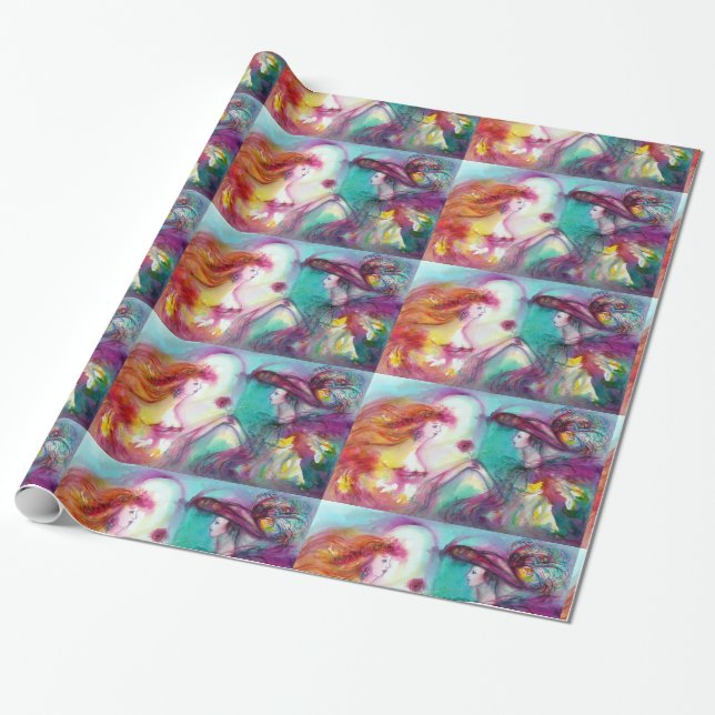 Papel De Presente ROMEO E JULIET, Dia de os namorados (Desenrolado)