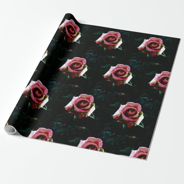 Papel De Presente rosa (Desenrolado)