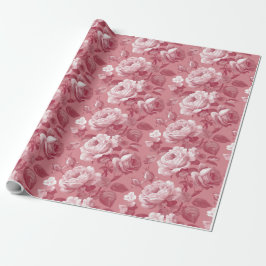 Papel De Presente Rosa
