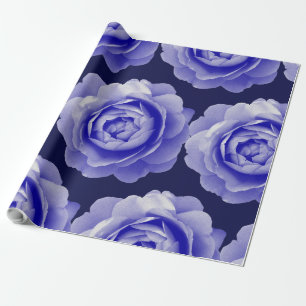 Papel De Presente Rosa azul