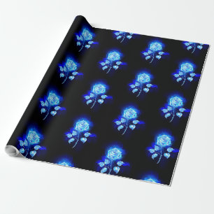 Papel De Presente Rosa azul queimado