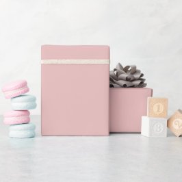Papel De Presente Rosa Bege Macio Sólido