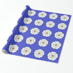 Papel De Presente Rosa Branca de York
