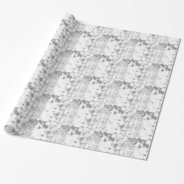 Papel De Presente Rosa cinza (Desenrolado)
