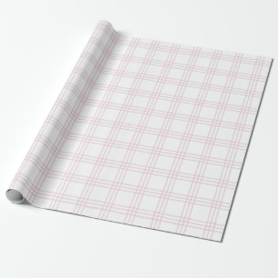 Papel De Presente Rosa claro moderna Padrão Grande 