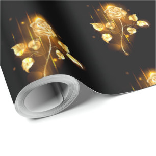Papel De Presente Rosa do ouro ( rosa dourado )