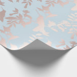 Papel De Presente Rosa Dourado Blush Hummingbird Flores Azuis Pastel<br><div class="desc">Papel Contemporâneo de Abstrato de Glam e Chic Pode ser uma bela decoração para muitos eventos como casamento,  aniversário,  aniversário,  graduação,  nova casa,  corporação,  chá de passarinho,  etc florenceK design</div>