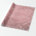 Papel De Presente Rosa Dourado Rosa Moderno Tendências Glam Marmore<br><div class="desc">papel de embrulho personalizado</div>