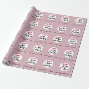 Papel De Presente Rosa Dusty para empresa personalizada profissional