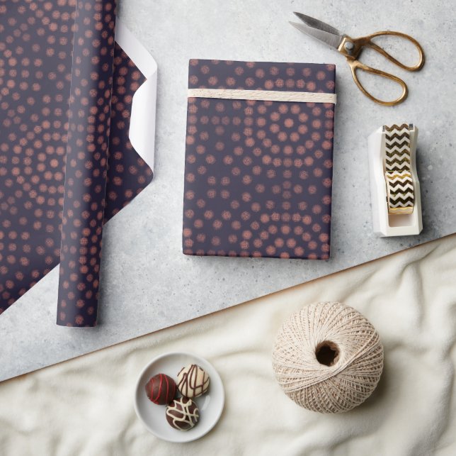 Papel De Presente Rosa e Roxo (Artesanato)