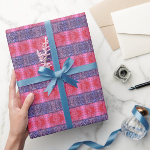 Papel De Presente Rosa e violeta