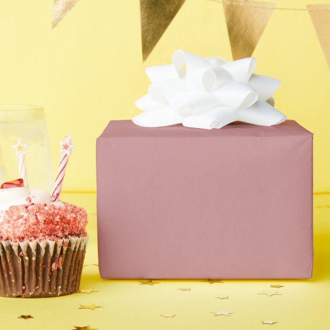 Papel De Presente Rosa Empoeirado (Festa de aniversário)