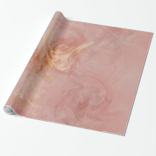 Papel De Presente Rosa Marble Vintage Wampunk Wrappaper