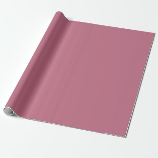 Papel De Presente Rosa Mauve Sólido