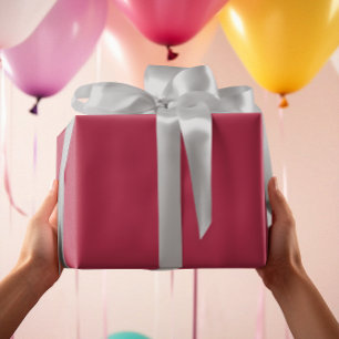 Papel De Presente Rosa Quente