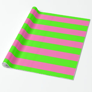 Papel De Presente Rosa Quente do verde limão #2 XL Pré-distribuição 
