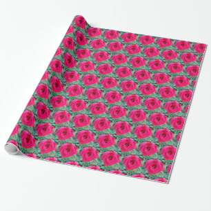 Papel De Presente Rosa Red Wraping Paper