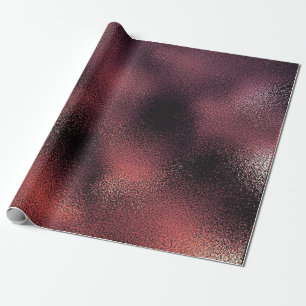 Papel De Presente Rosa rosa rosa rosa Dourada Borgonha Vidro Negro B