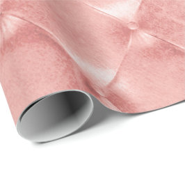 Papel De Presente Rosa Rosa Rosa Rosa Dourada, Luxúria Opultante VIP