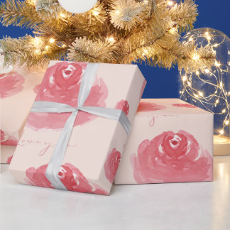 Papel De Presente Rosado