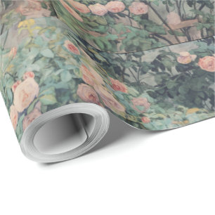 Papel De Presente Rosas Anna Syberg Vintage