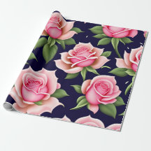 Rosas - Dia de os namorados de padrão sem falhas