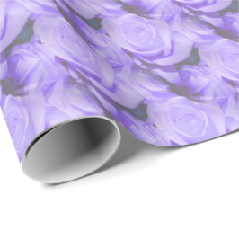 Papel De Presente Rosas do Lilac