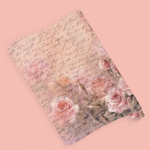 Papel De Presente Rosas Florais Anticorpos