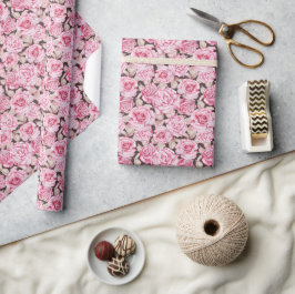Papel De Presente Rosas Rosas Vermelhas Dia dos Namorados